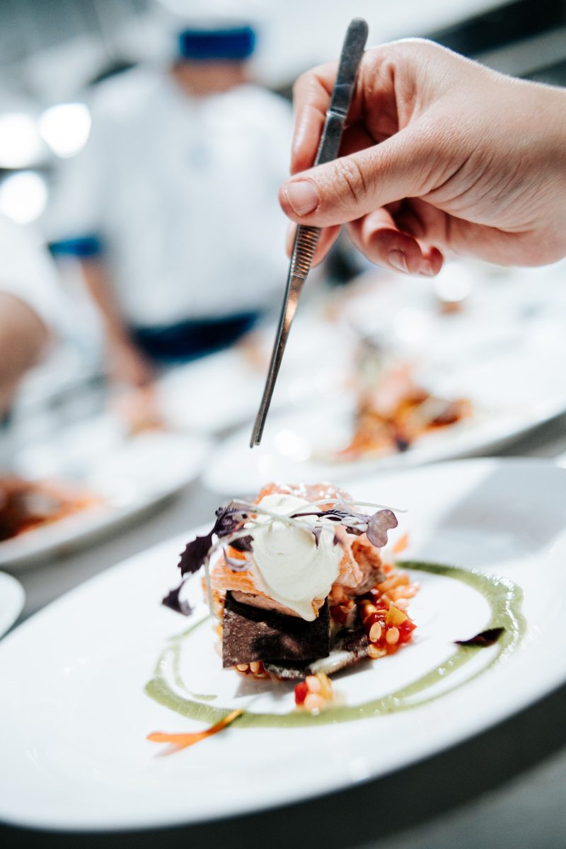 Finalización de plato